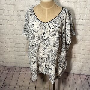 Liz clairborne top size 3x paisley